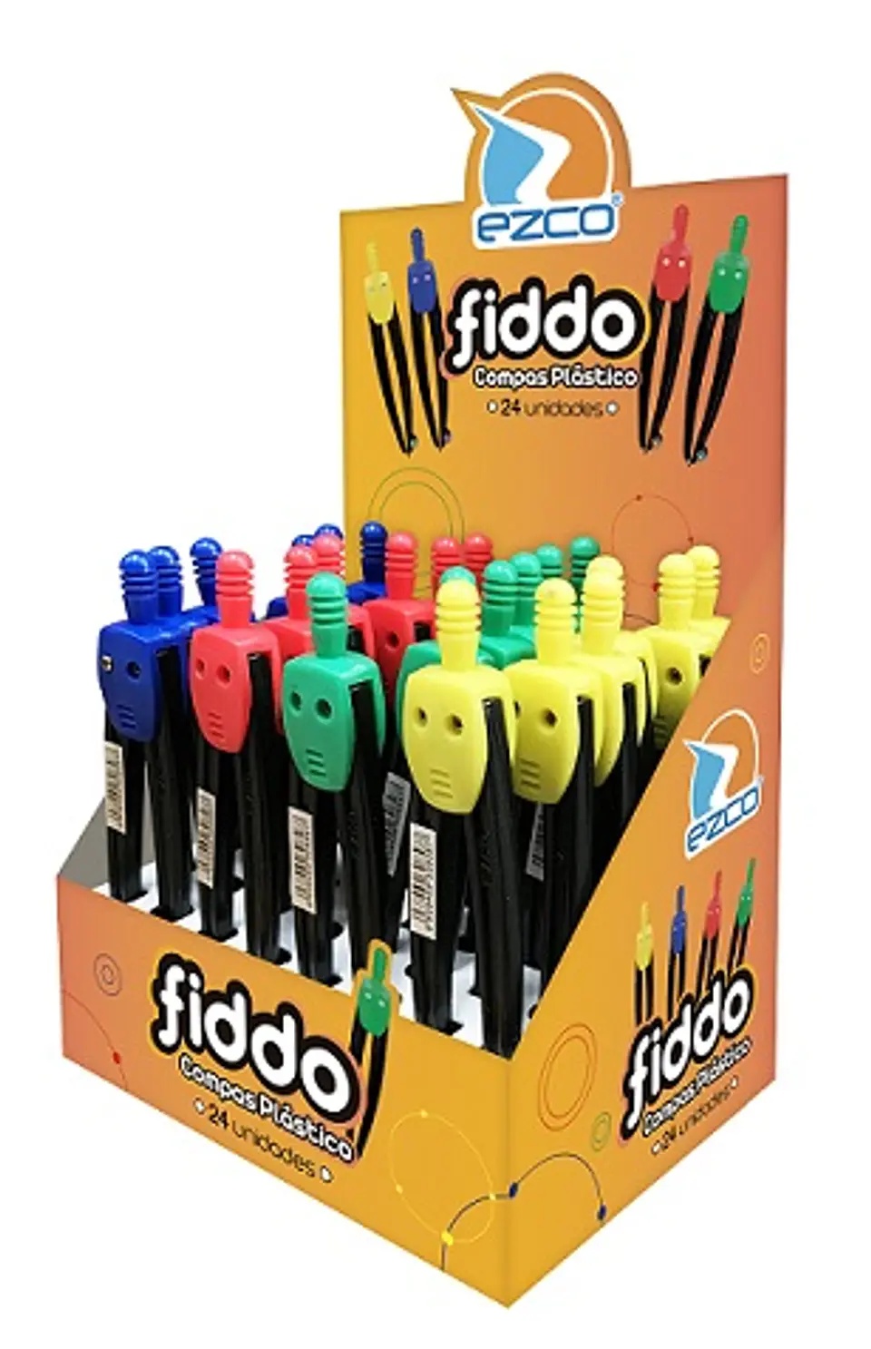 Compas Ezco Plastico Fiddo X 24u 1