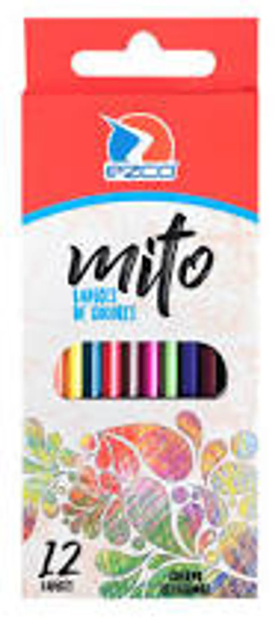 Lapiz Color Ezco Mito X12u. Largo Hexagonal 1