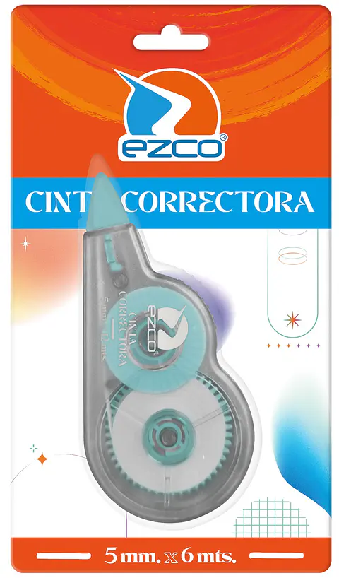 Cinta Correctora Ezco 5mmx6mts
