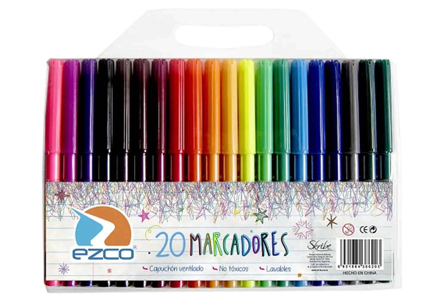 Marcador Escolar Ezco X20u. 1