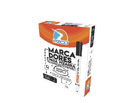 Marcador Ezco Para Pizarra 250 Punta Redonda