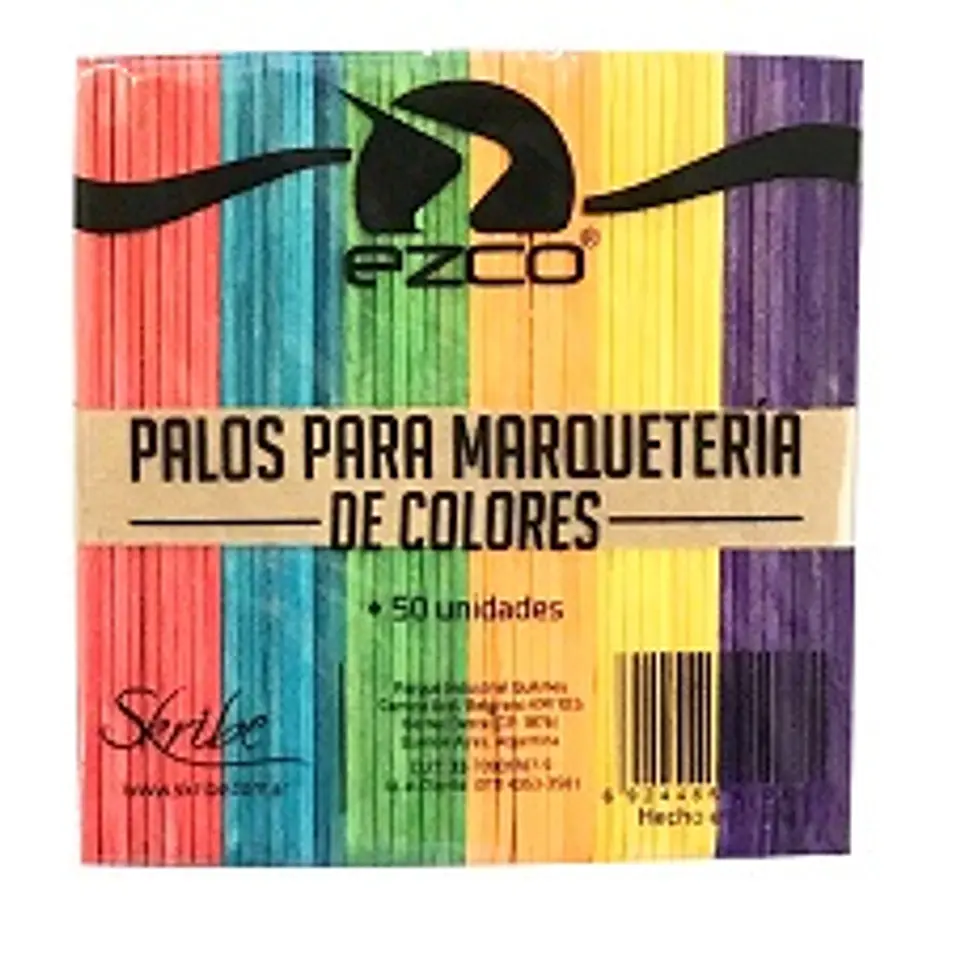 Palito Ezco Helado Color X50u. 1