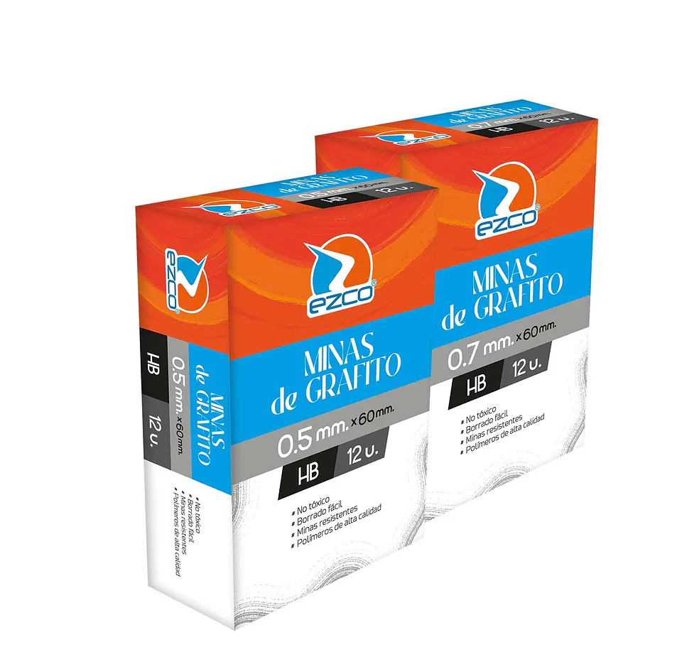 Minas Grafito Ezco Hb 0.5 Mm X12u. 1
