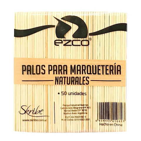 Palito Ezco Helado Natural X50u.
