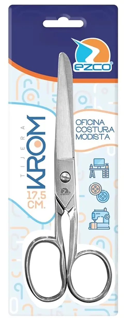 Tijera Ezco Costura Krom 17.5cm