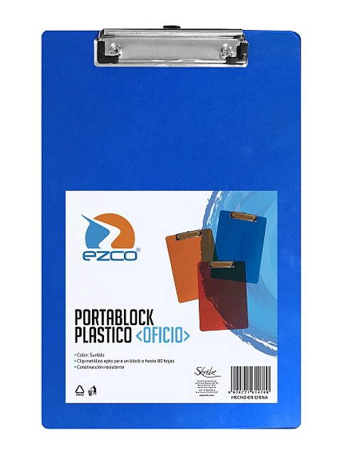 Porta Block Ezco Oficio Acrilico Traslucido