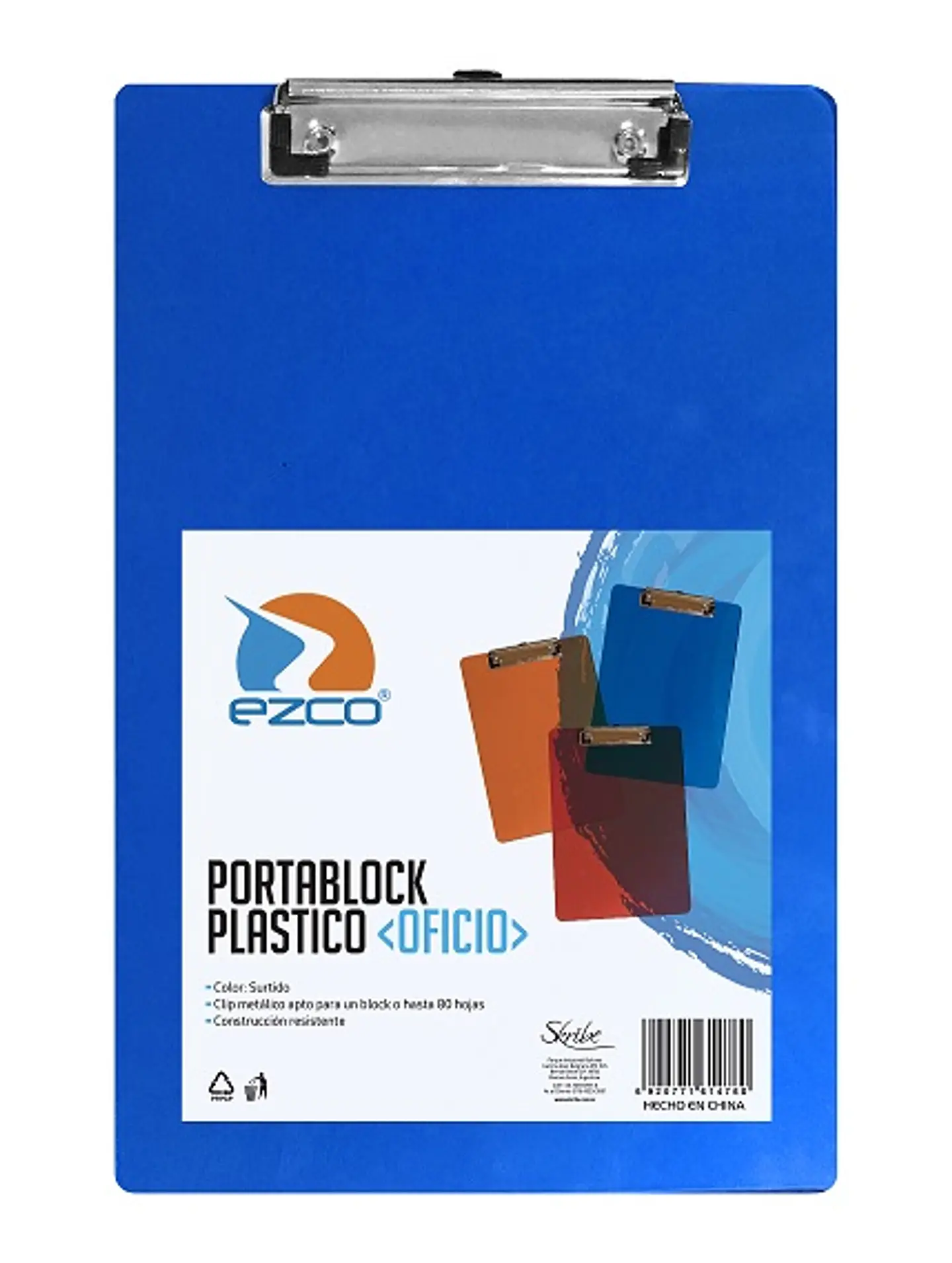 Porta Block Ezco Oficio Acrilico Traslucido 1