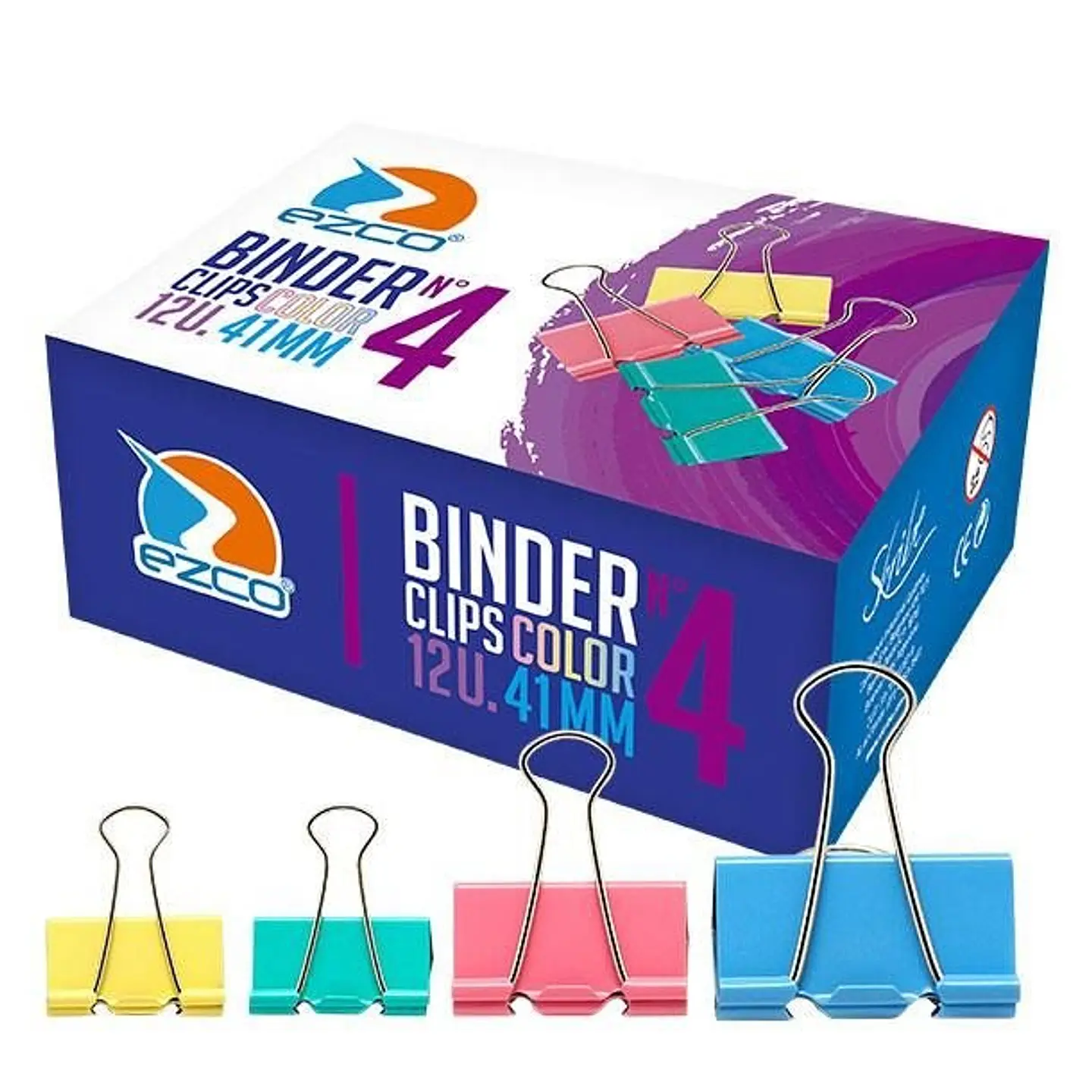 Binder Ezco Clips Negros 32mm N° 3 1