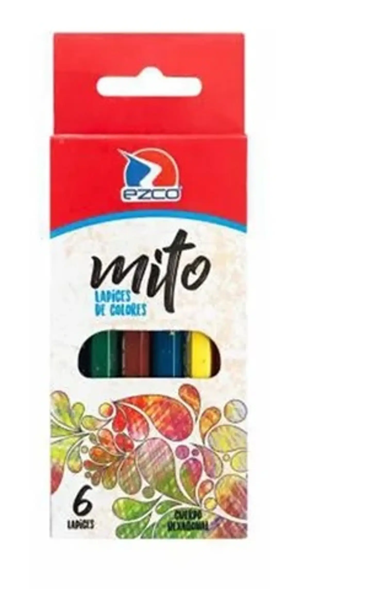 Lapiz Color Ezco Mito X6u. Corto Hexagonal 1