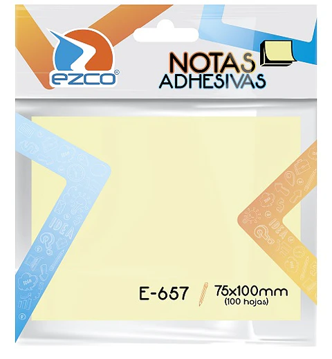 Notas Adhesivas Ezco 75x100x100