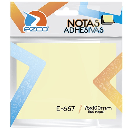 Notas Adhesivas Ezco 75x100x100 1