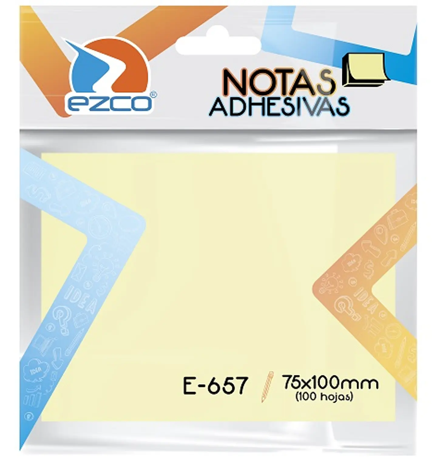 Notas Adhesivas Ezco 75x100x100 1