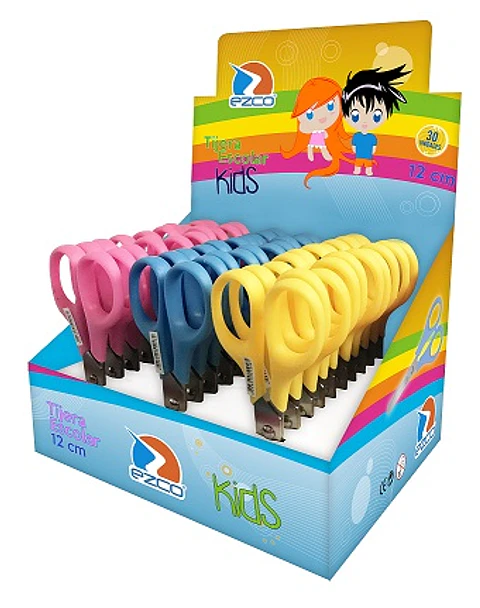 Tijera Ezco Escolar Kids Displey