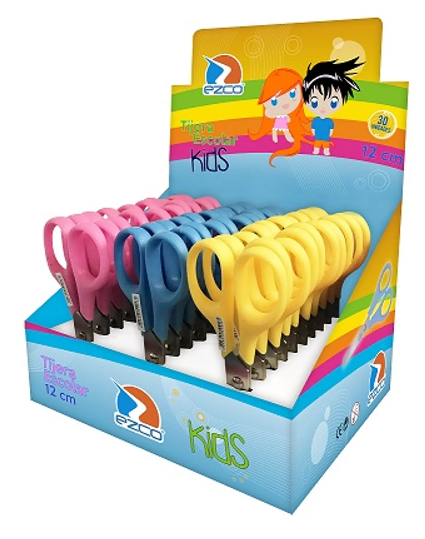 Tijera Ezco Escolar Kids Displey 1