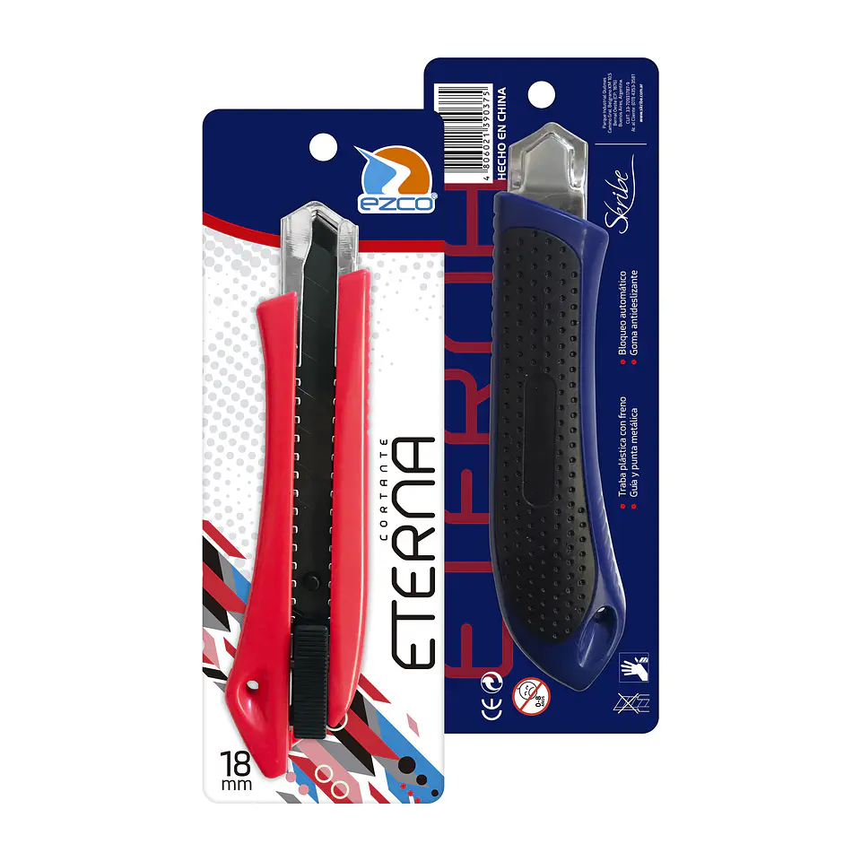 Cutter Ezco 18 Mm C/guia Eterna 1