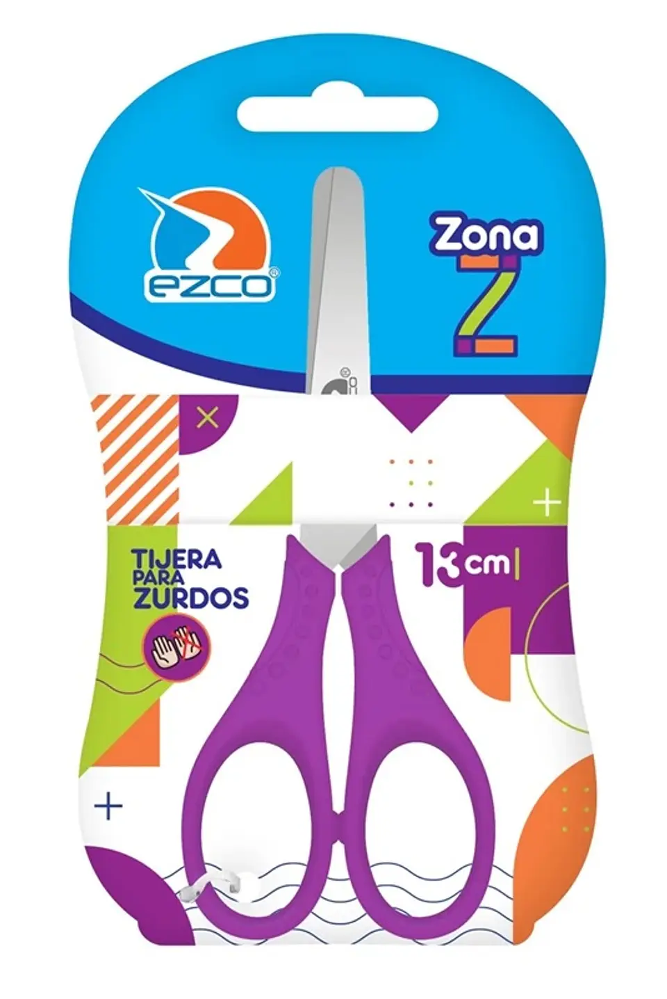Tijera Ezco Zona Z En Blister C/u 1