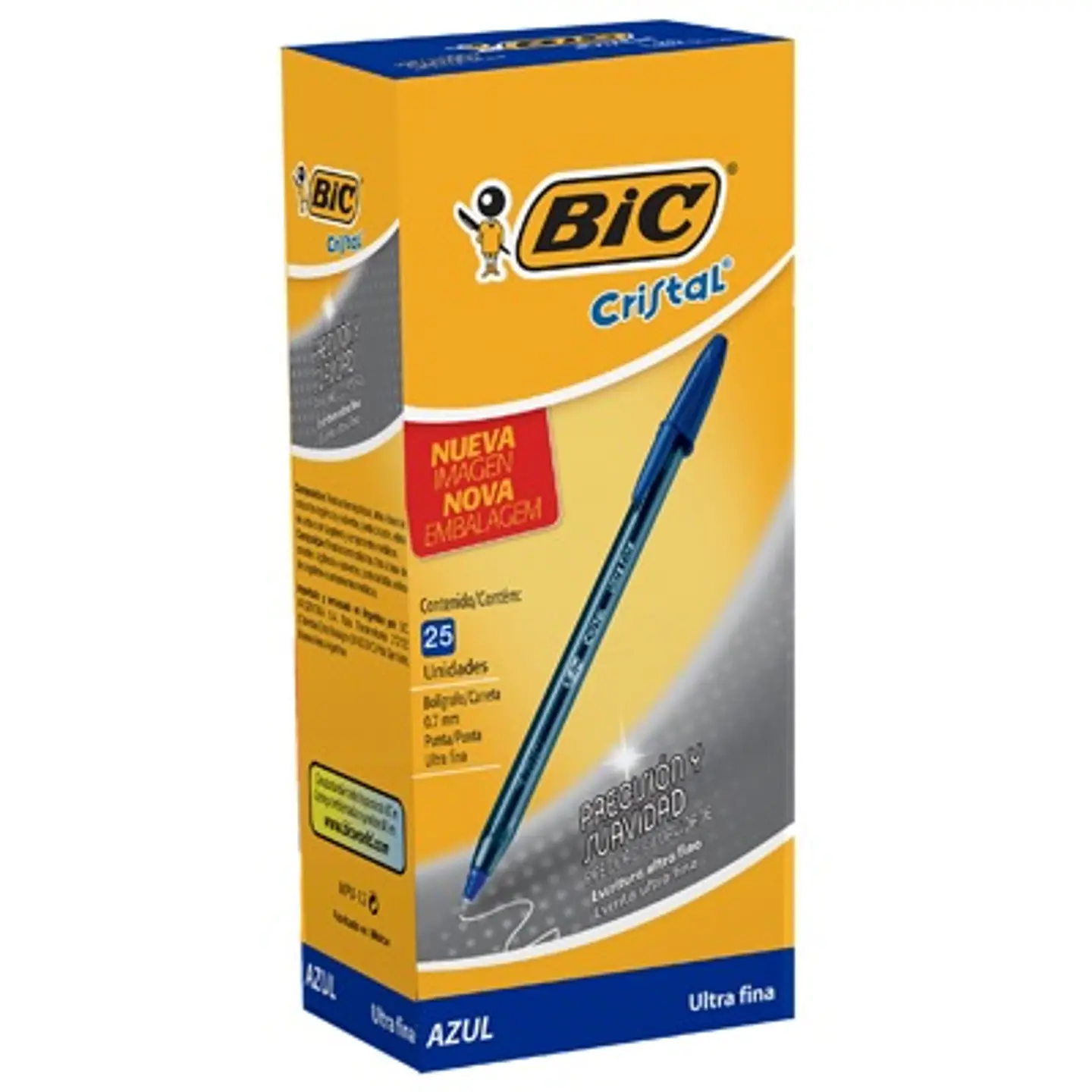 Bolígrafo Bic Cristal Precision Y Suavidad 0.7mm X 25u. Surtidos 1