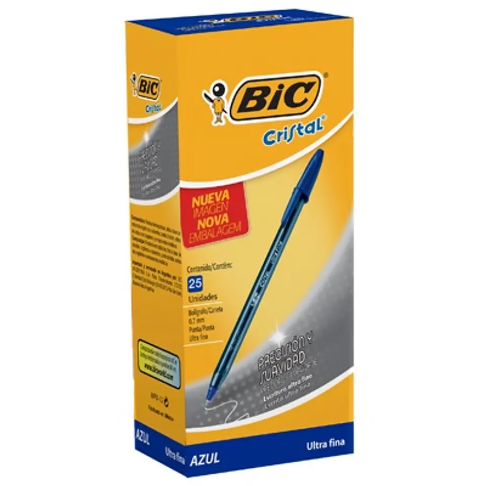 Bolígrafo Bic Cristal Precision Y Suavidad 0.7mm X 25u. Surtidos 1
