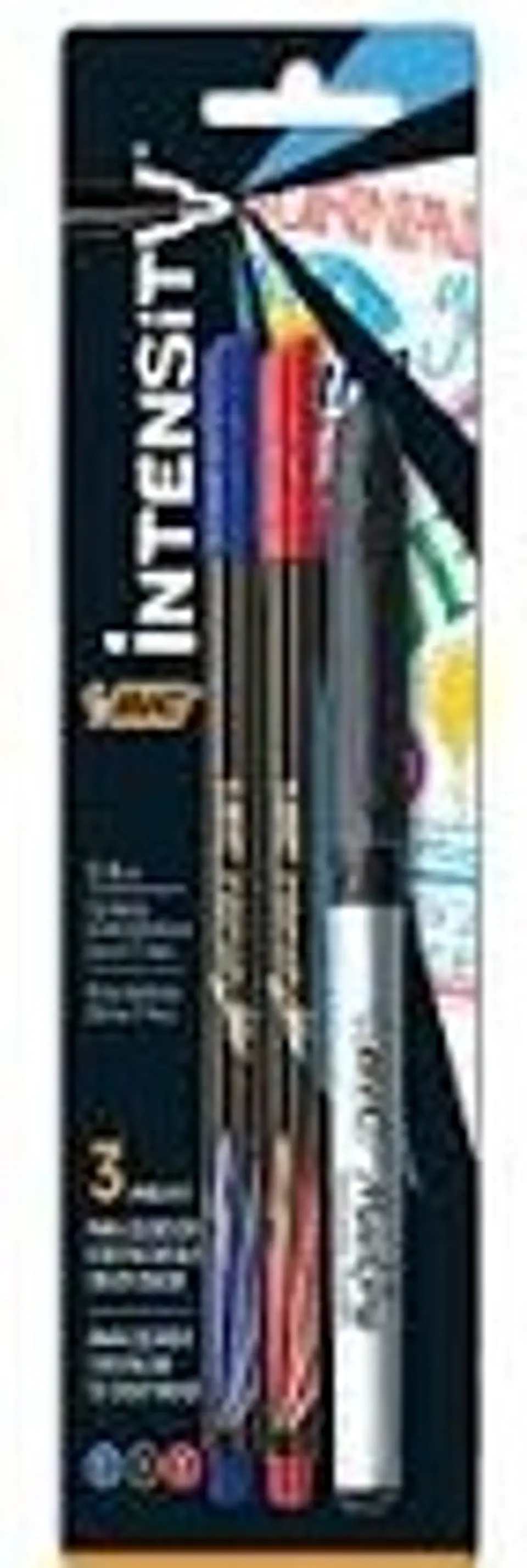 Kit Intensity Bic + Marcador Permanente Fino X3u 1