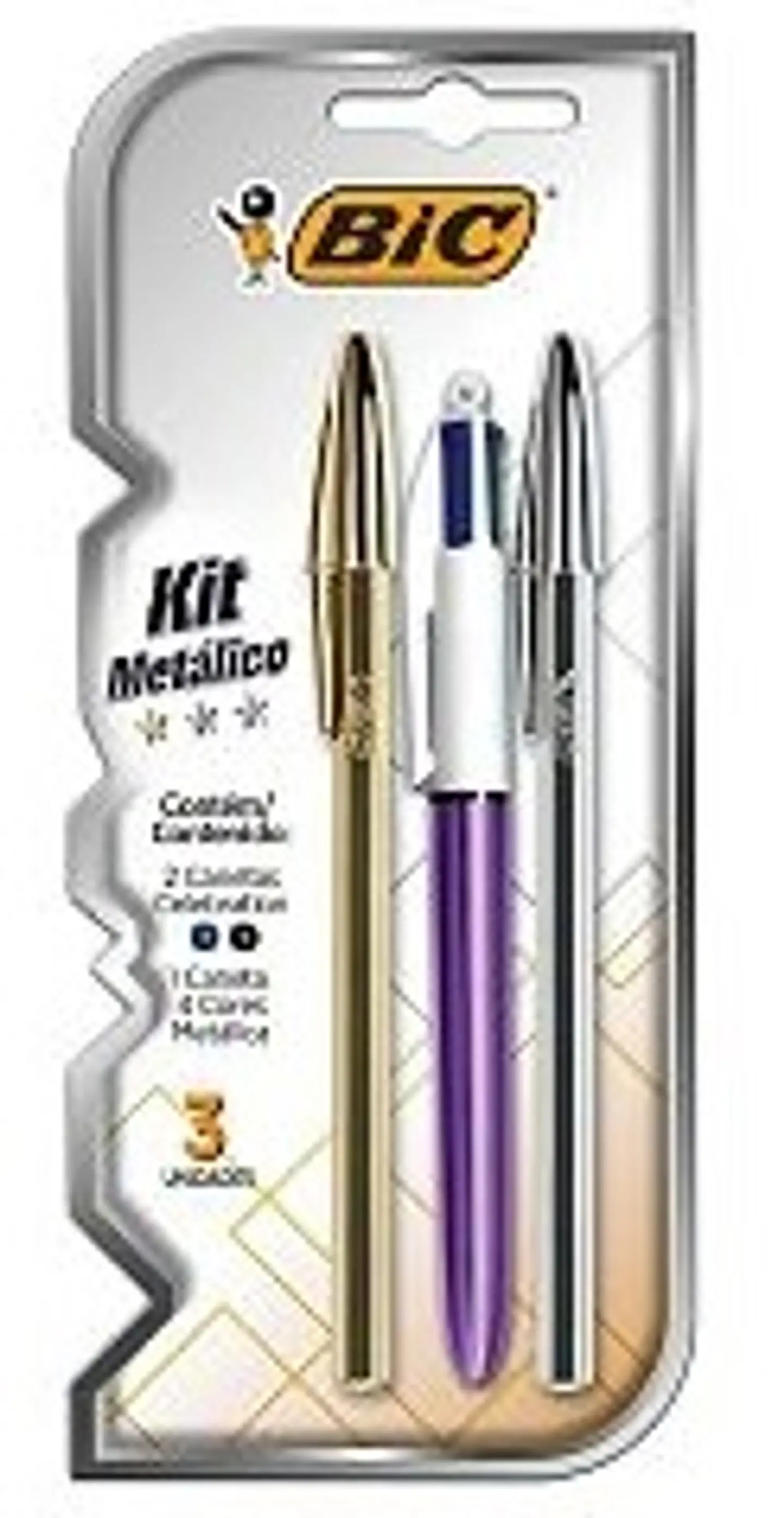 Kit Premium Metalico Bic X3u 1