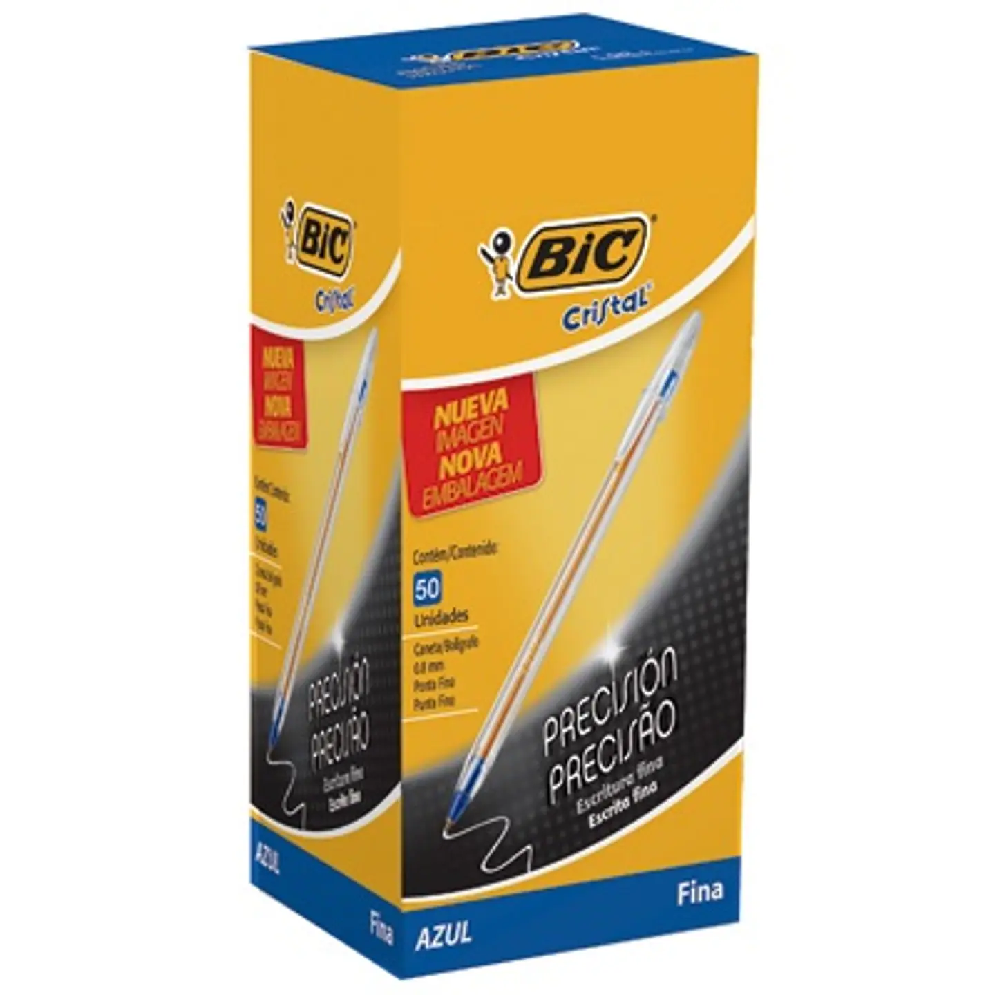 Bolígrafo Bic Fine Plus 0.8 X50u 2