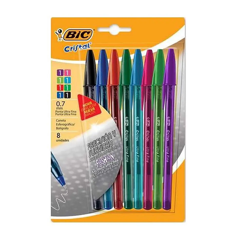 Bolígrafo Bic Precision Y Suavidad 0.7 Mm Blister X8u 1