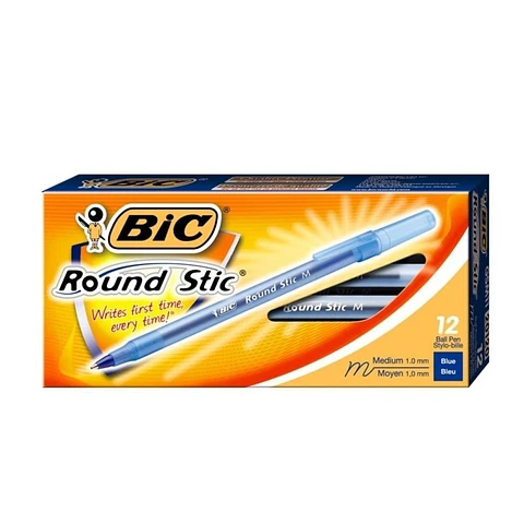 Bolígrafo Bic Round Stick X12u