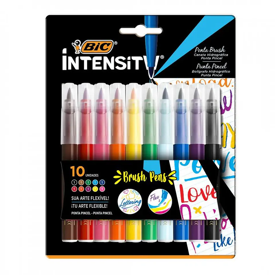 Marcador Bic Intensity Hidro Brush X10u. 1