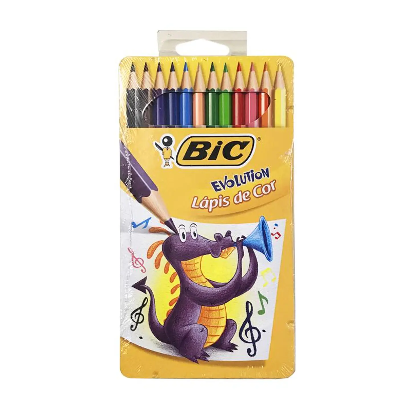 Lápices Color Bic Evolution Lata X12u 1