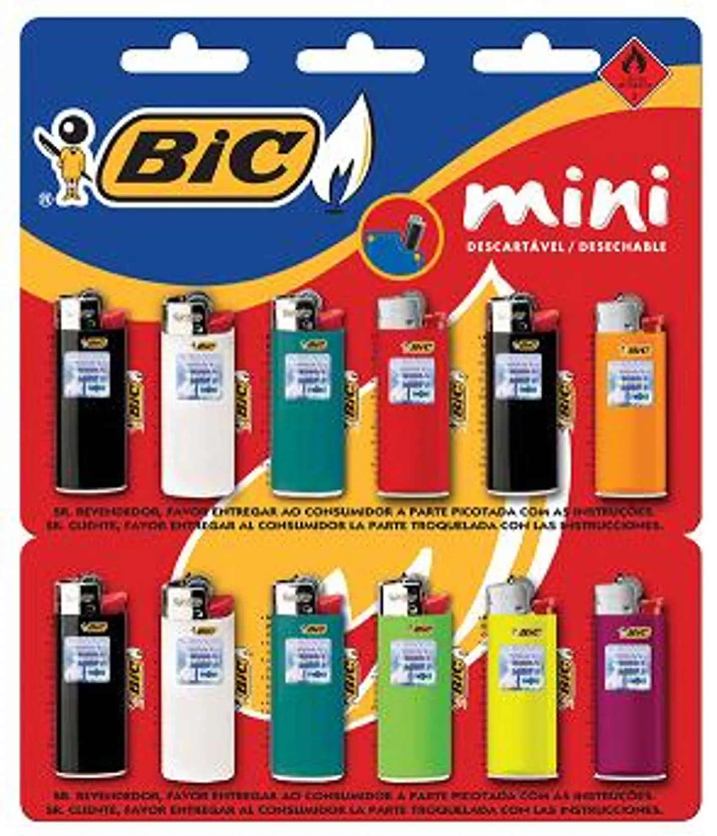 Encendedor Bic J5 Mini Surtido Blister 1