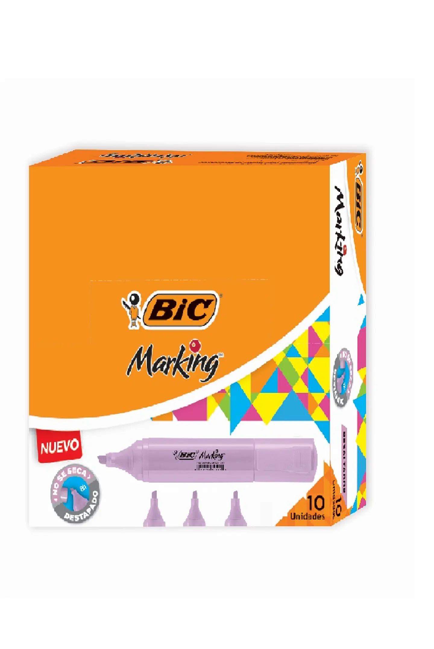 Resaltador Bic Marking Pastel V/colores C/u 1