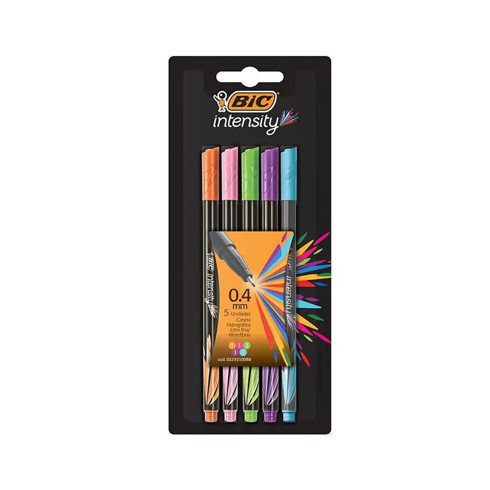 Microfibra Bic Intensity Blister X5u. Surtido Fashion 1