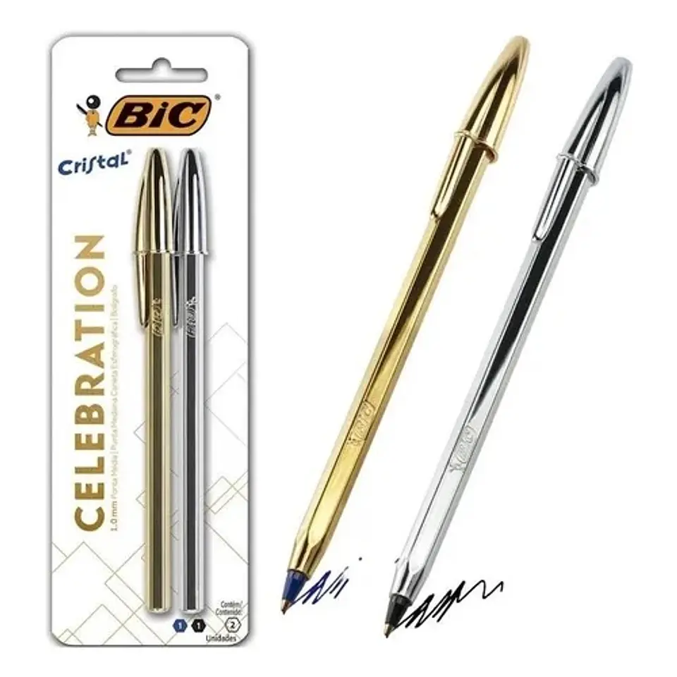 Bic Cristal Celebration 1.0mm X2u. 1