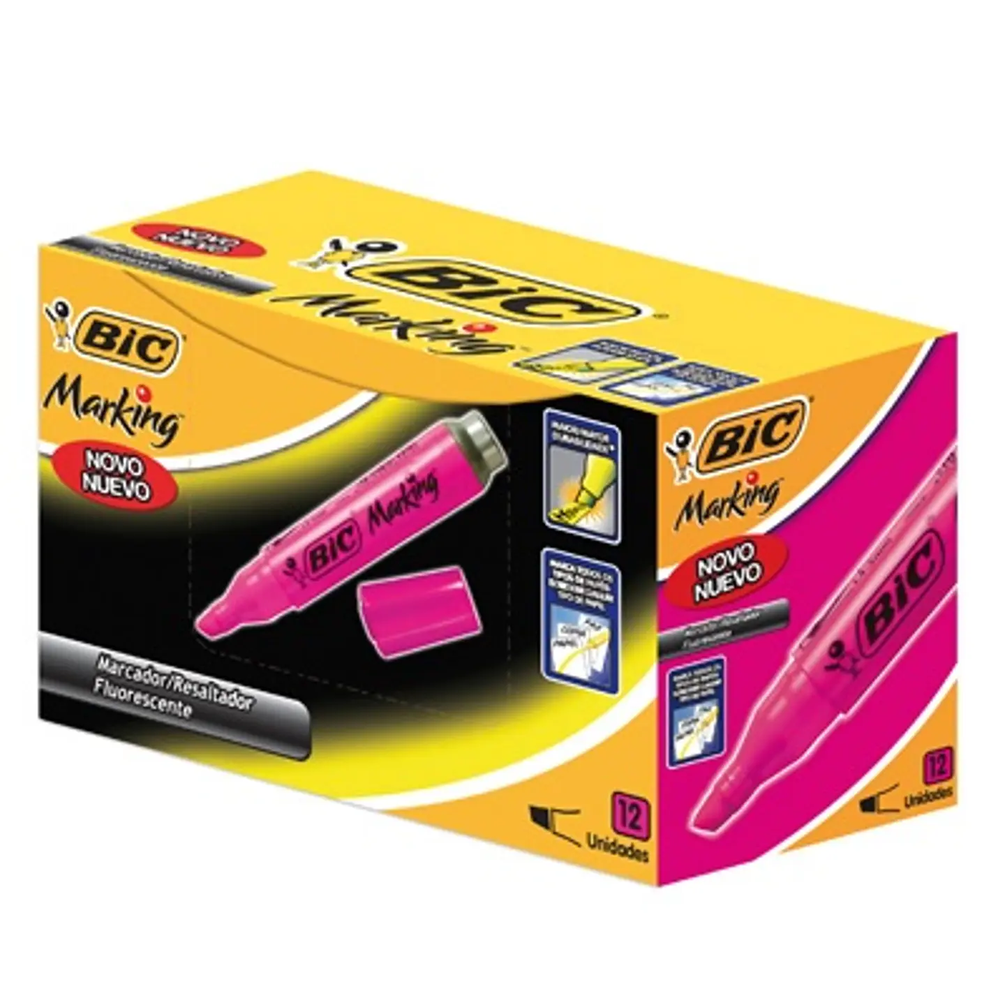 Resaltador Bic Marking V/colores C/u 1