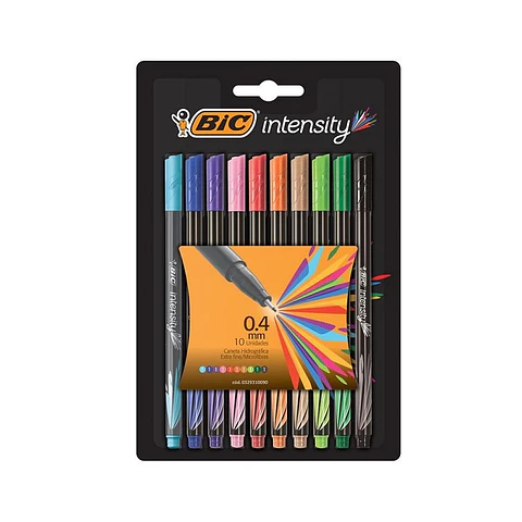 Microfibra Bic Intesity Blister X10u. Surtido Fashion