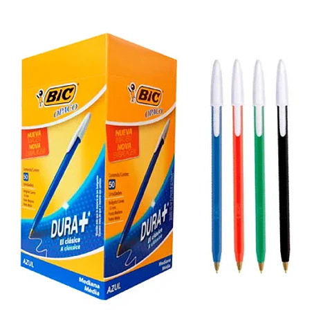 Bolígrafo Bic Opaco 1.0mm X50u. (ELEGIR COLOR)