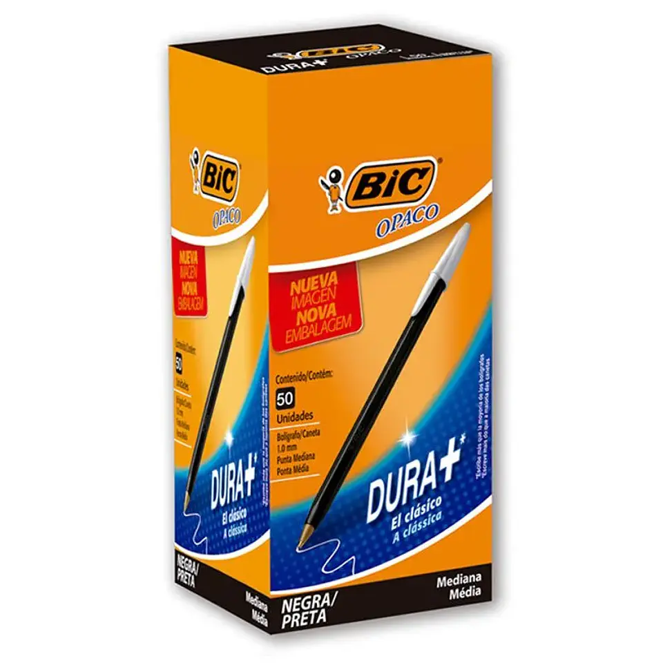 Bolígrafo Bic Opaco 1.0mm X50u. (ELEGIR COLOR) 3