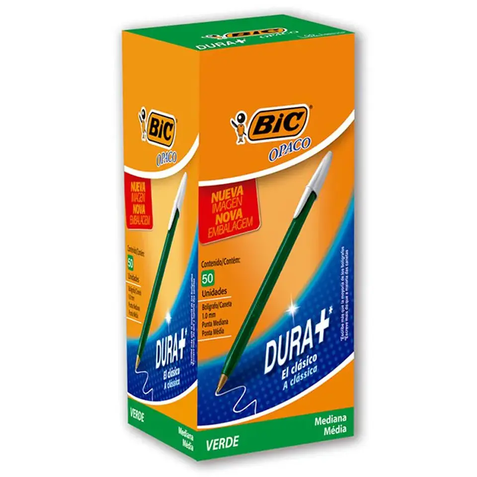 Bolígrafo Bic Opaco 1.0mm X50u. (ELEGIR COLOR) 4