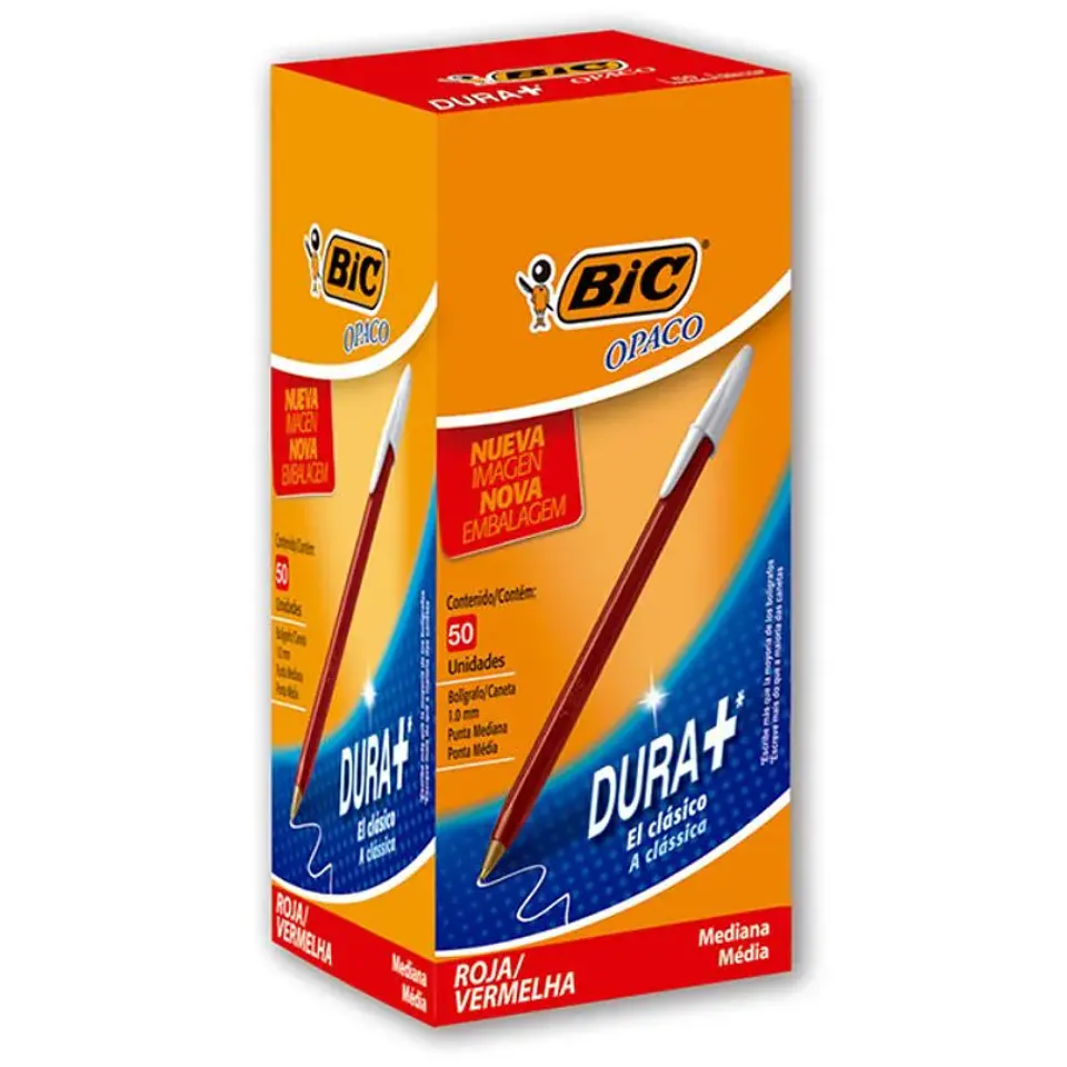 Bolígrafo Bic Opaco 1.0mm X50u. (ELEGIR COLOR) 5