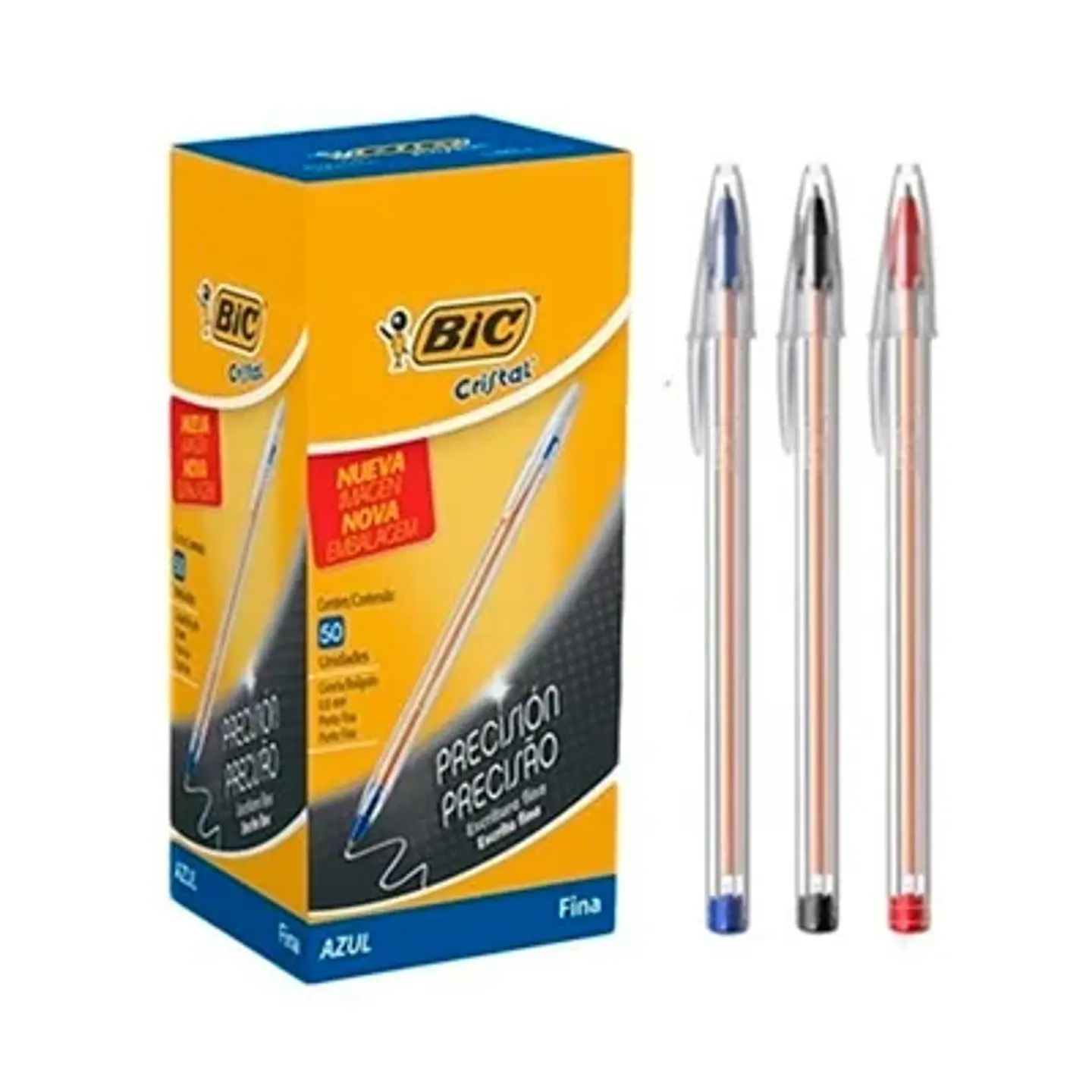 Bolígrafo Bic Fine Plus 0.8 X50u 1
