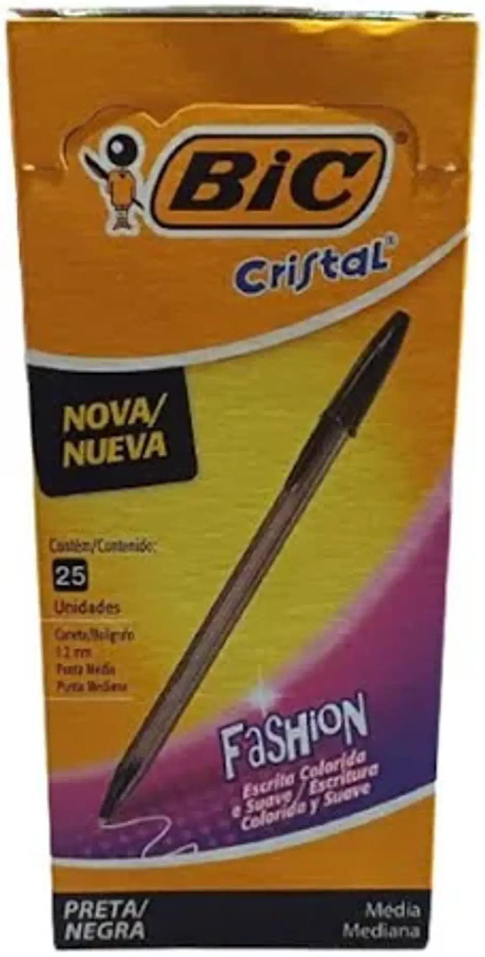 Bolígrafo Bic Cristal Soft 1.2 X25 2