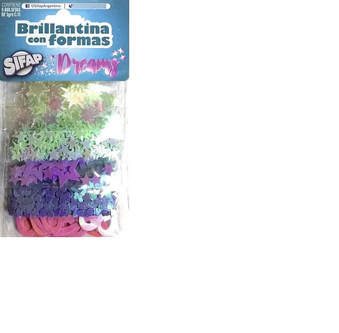 Brillantina Sifap Con Forma En Blister X 5u. (dreams)
