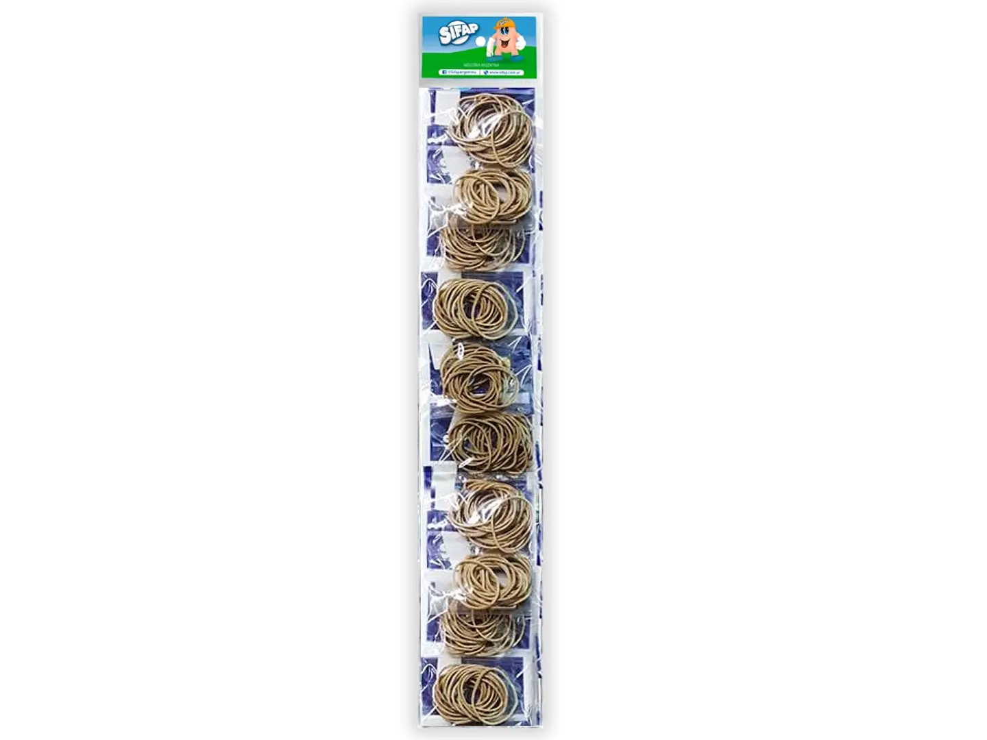 Banda Elastica Sifap Natural X 10g Tira X10 Bolsas 1