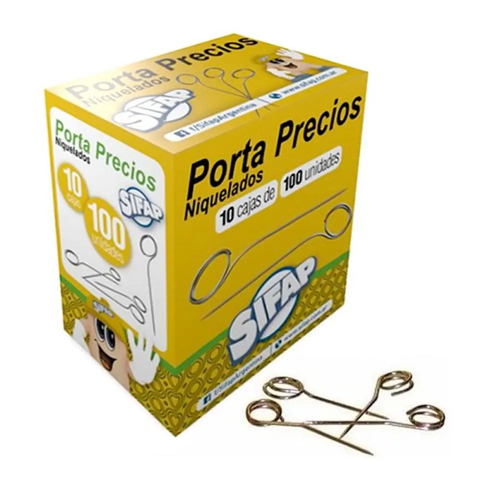 Alfiler Sifap Portaprecios N°2 X 100u. 1