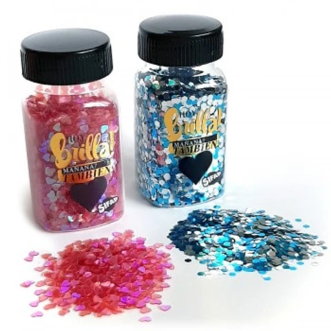Brillantina Sifap Con Forma En Pote X 25gr V/modelos