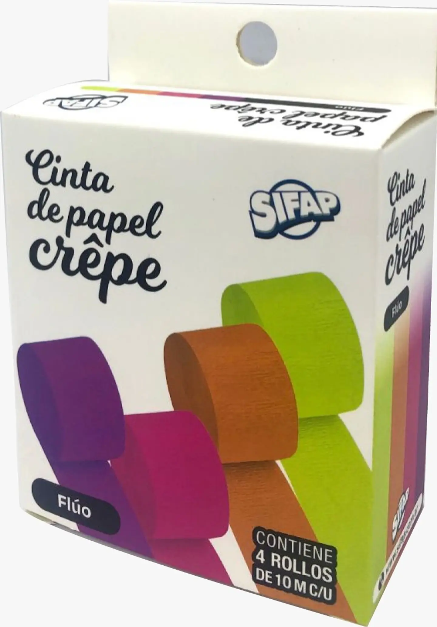 Cinta De Papapel Crepe Sifap Fluo X4u. 1