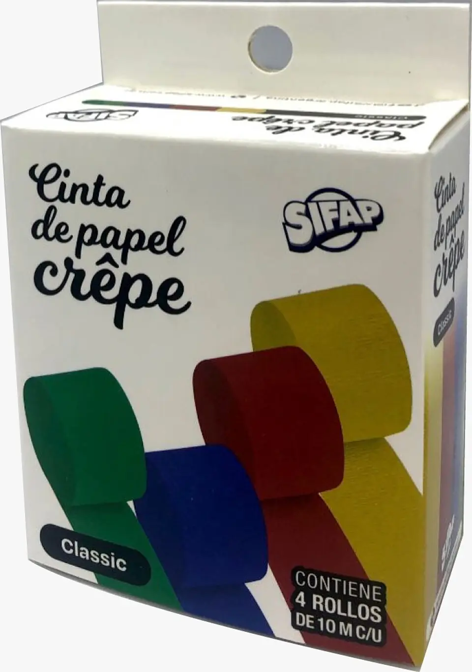 Cinta De Papel Crepe Sifap Classic X4u. 1