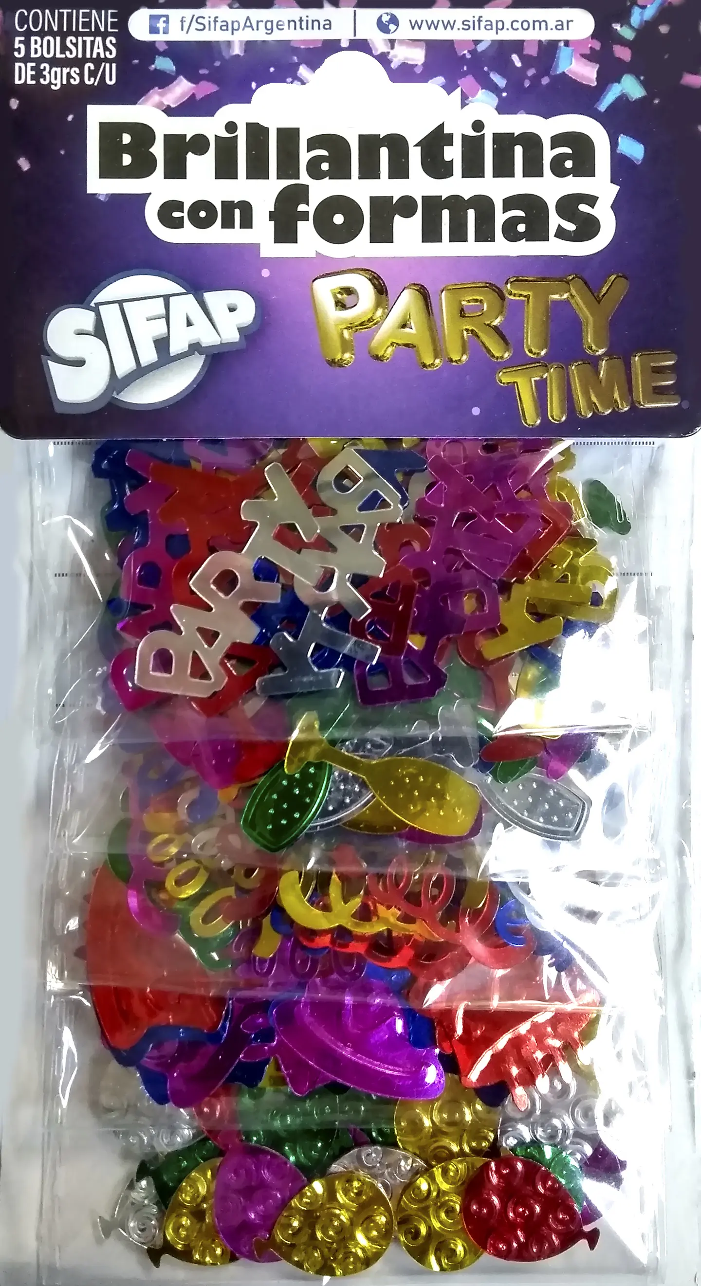Brillantina Sifap Con Forma X 5u.(party) 1
