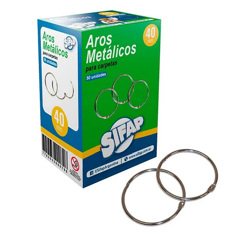 Aro Metalico Sifap 40mm X 100u
