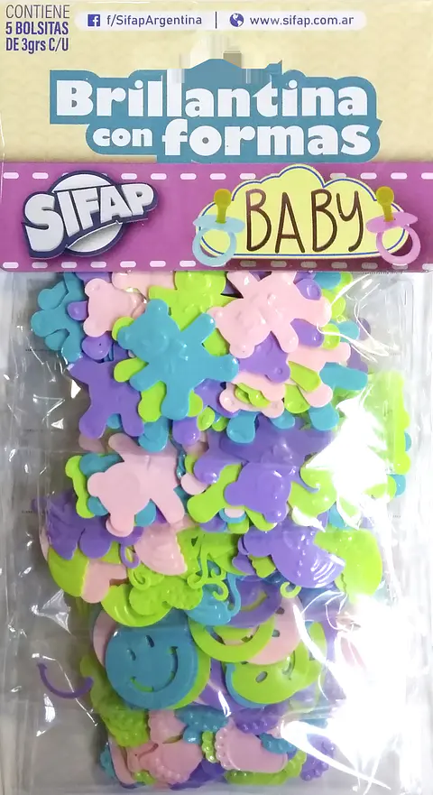 Brillantina Sifap Con Forma X 5u. (baby)